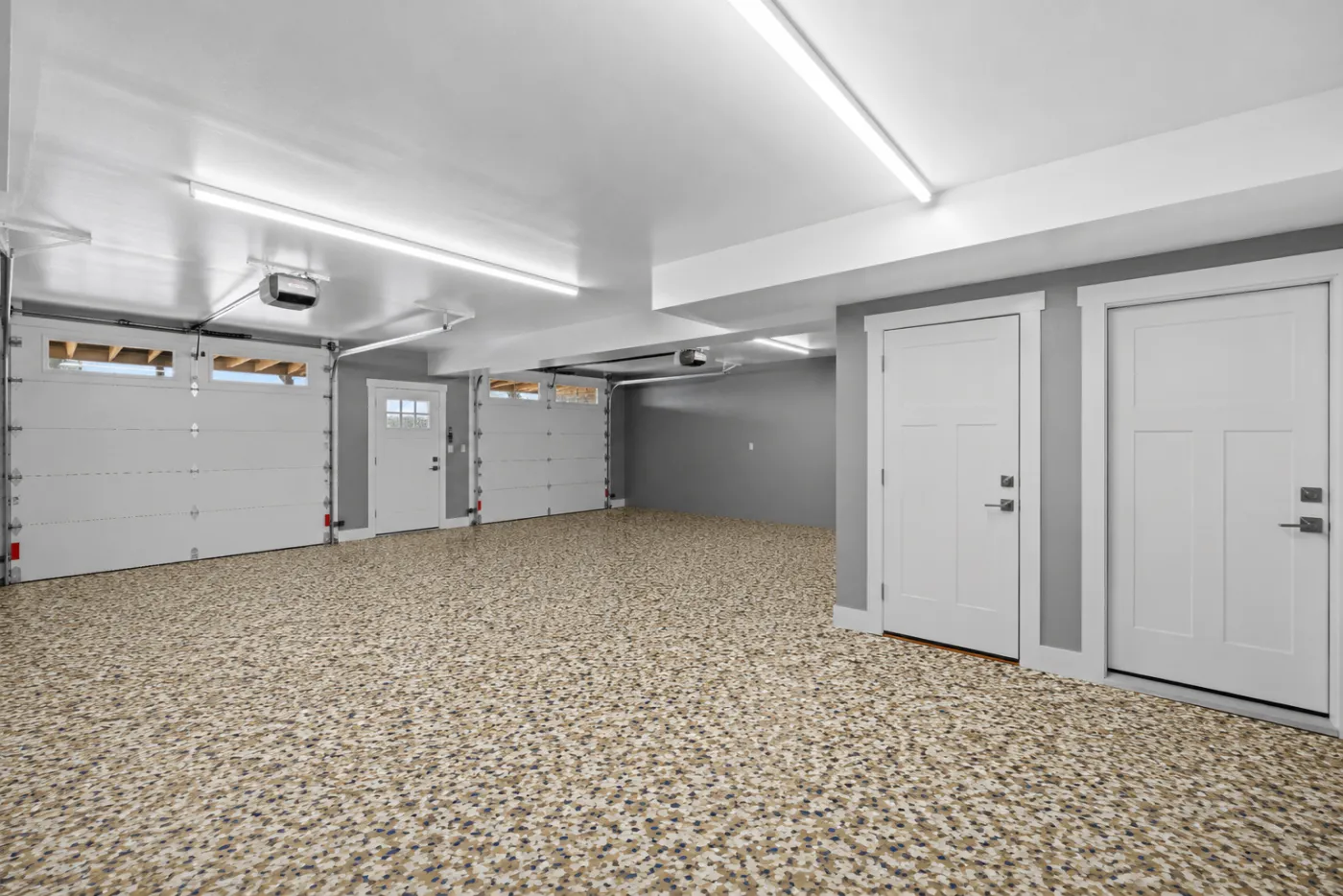 Brownstone flake floor color