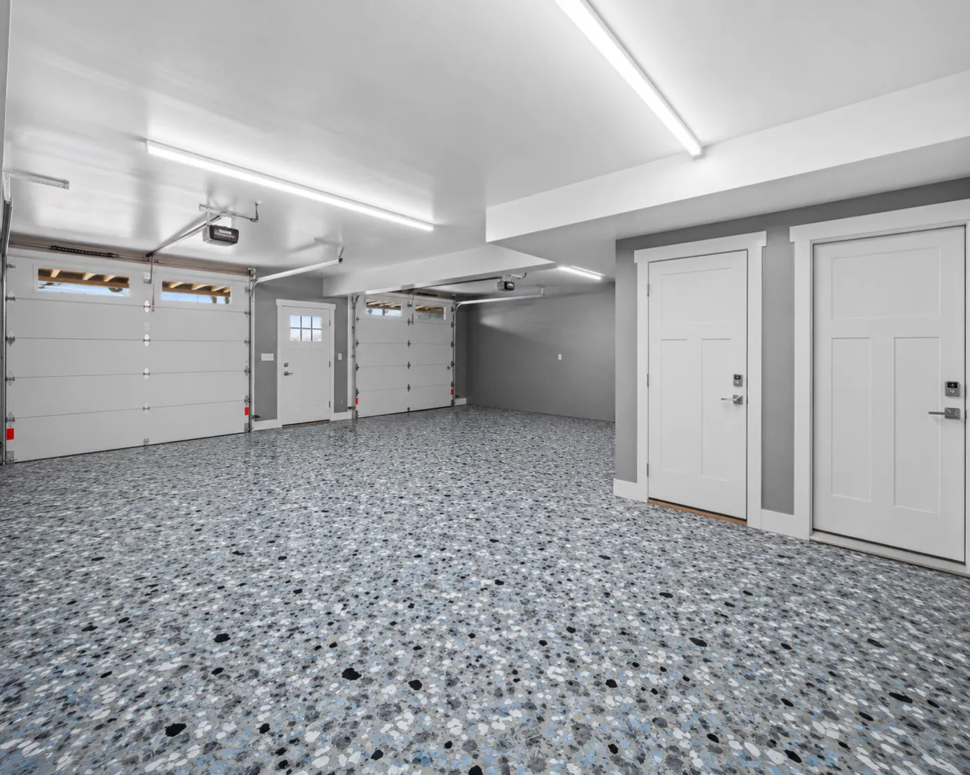 Glacier Smoke flake floor color
