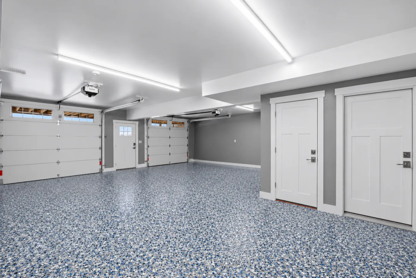 Sky Blue flake floor color